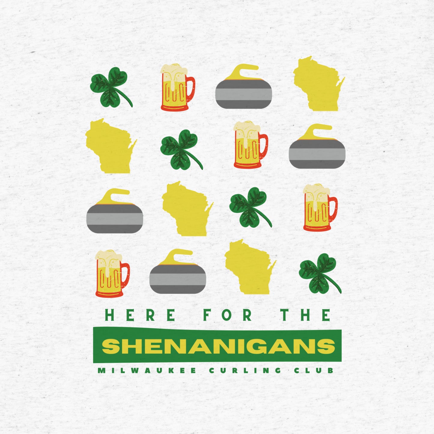 Here for the Shenanigans - Bella + Canvas Tri-Blend Unisex Short sleeve t-shirt